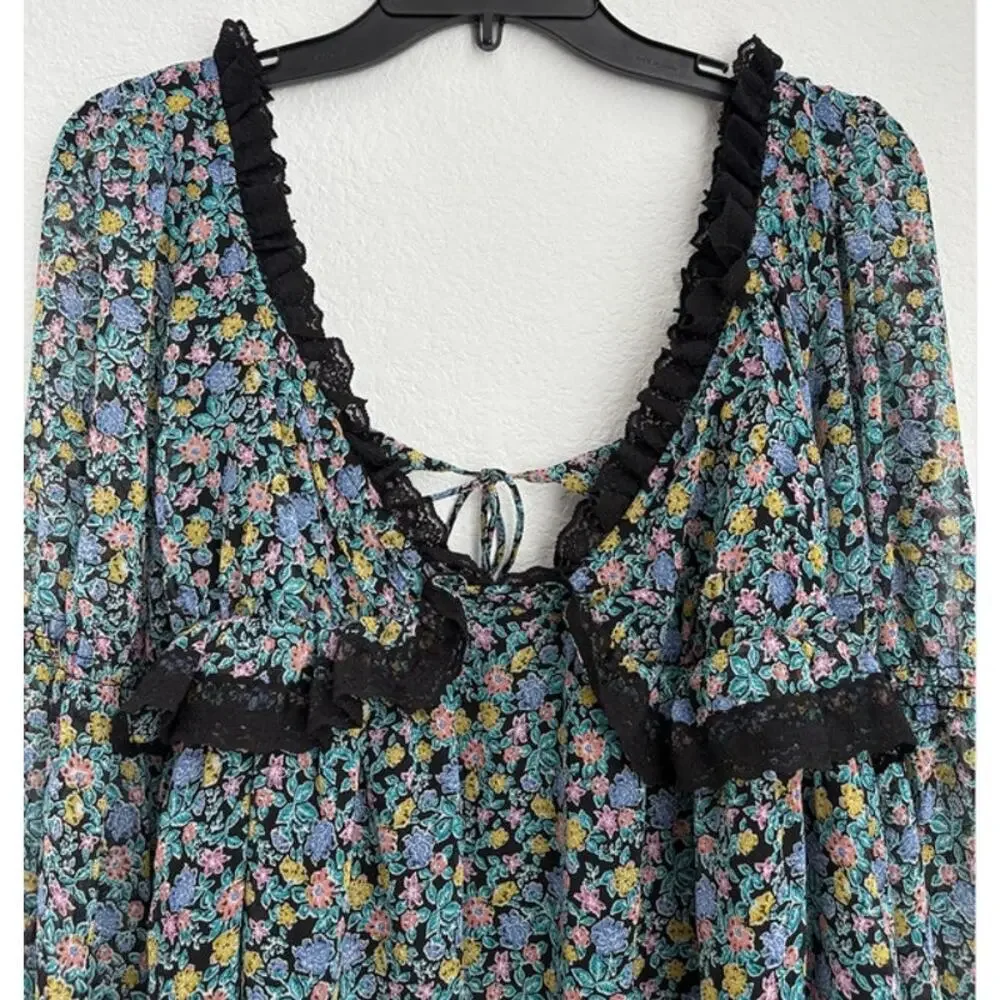 Free People Pennie Babydoll Dress Size Small
